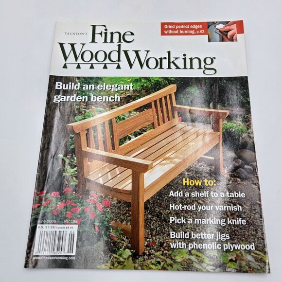 Tauton’s Fine Woodworking Magazine Lot February April June August October Decemb - Picture 2 of 14